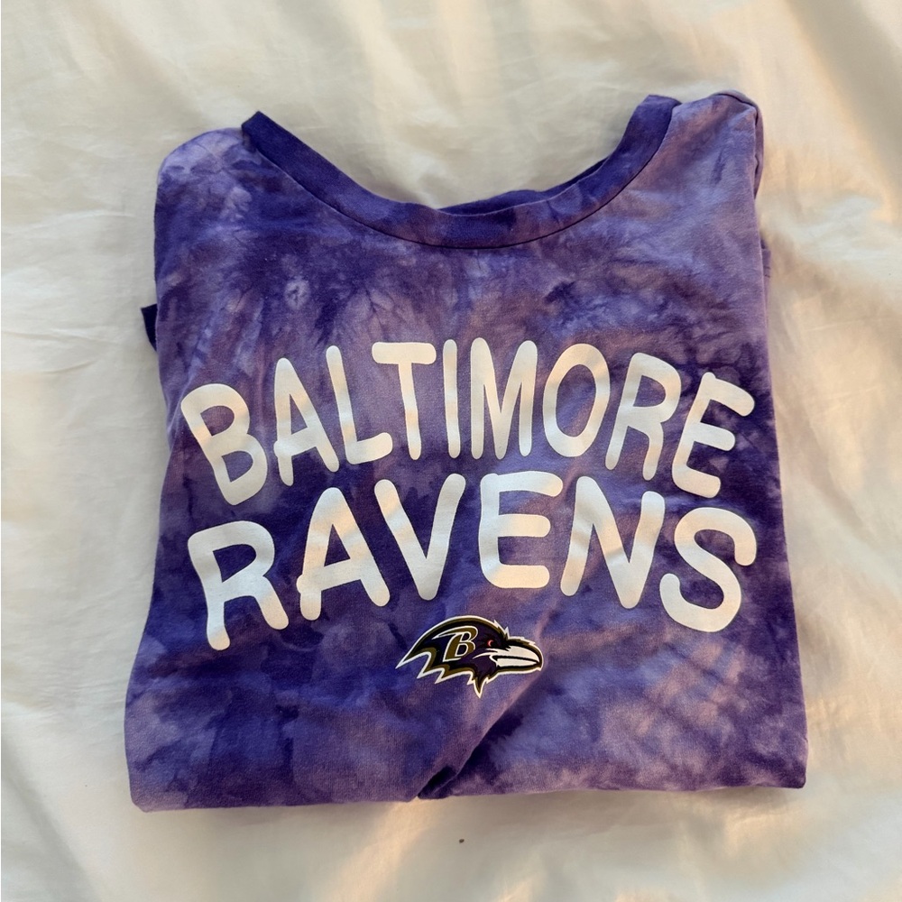 NFL Purple Tie-Dye Baltimore Fan T-Shirt